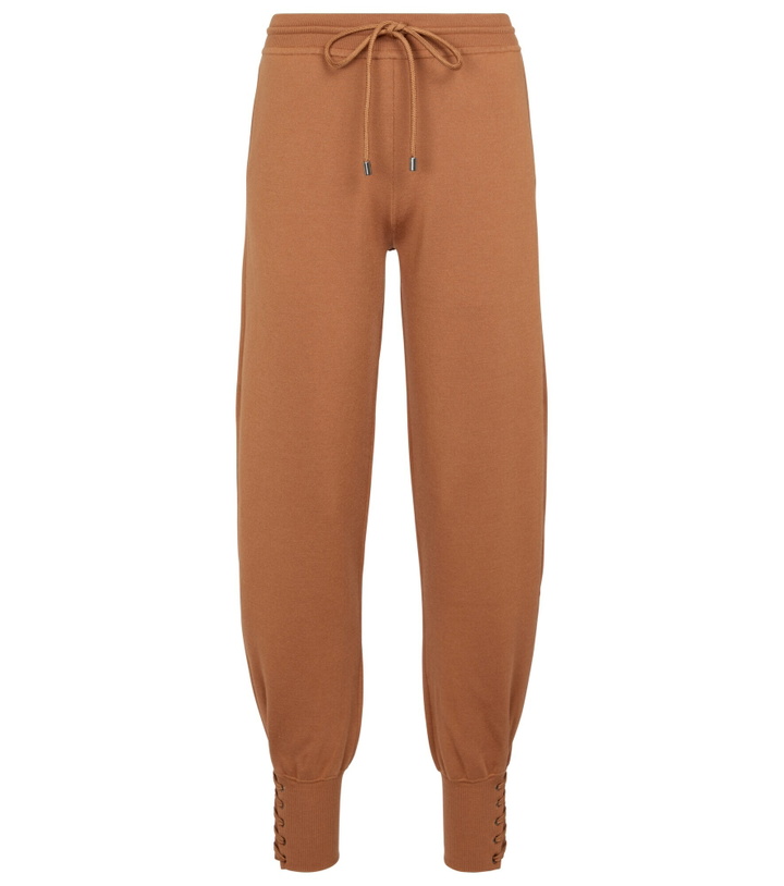 Photo: Chloe - Wool and silk-blend sweatpants