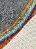 Paul Smith - Ribbed Striped Wool-Blend Beanie