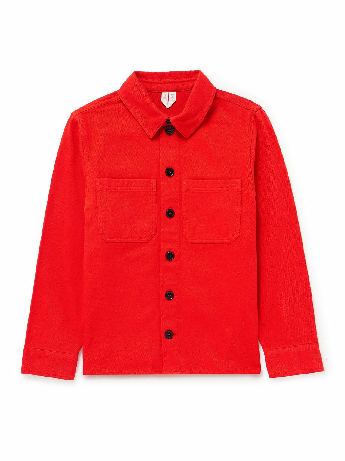 ARKET Kids - Brygge Organic Cotton-Twill Overshirt - Red