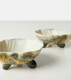Bordallo Pinheiro Oyster & Scallops set of 4 ceramic bowls