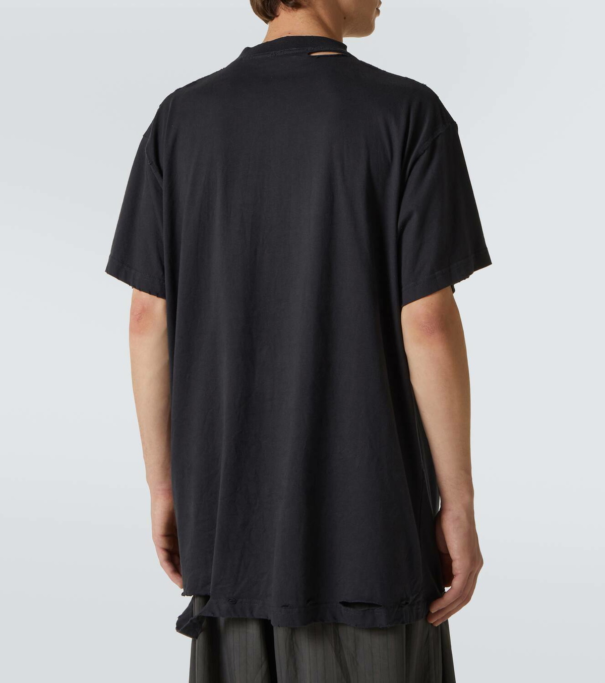 関税込【Balenciaga】Planet Earth oversized cotton T-shirt Planet Earth oversized cotton T-shirt in black - Balenciaga