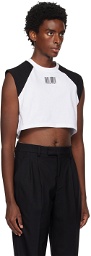 VTMNTS Black & White Colorblock T-Shirt