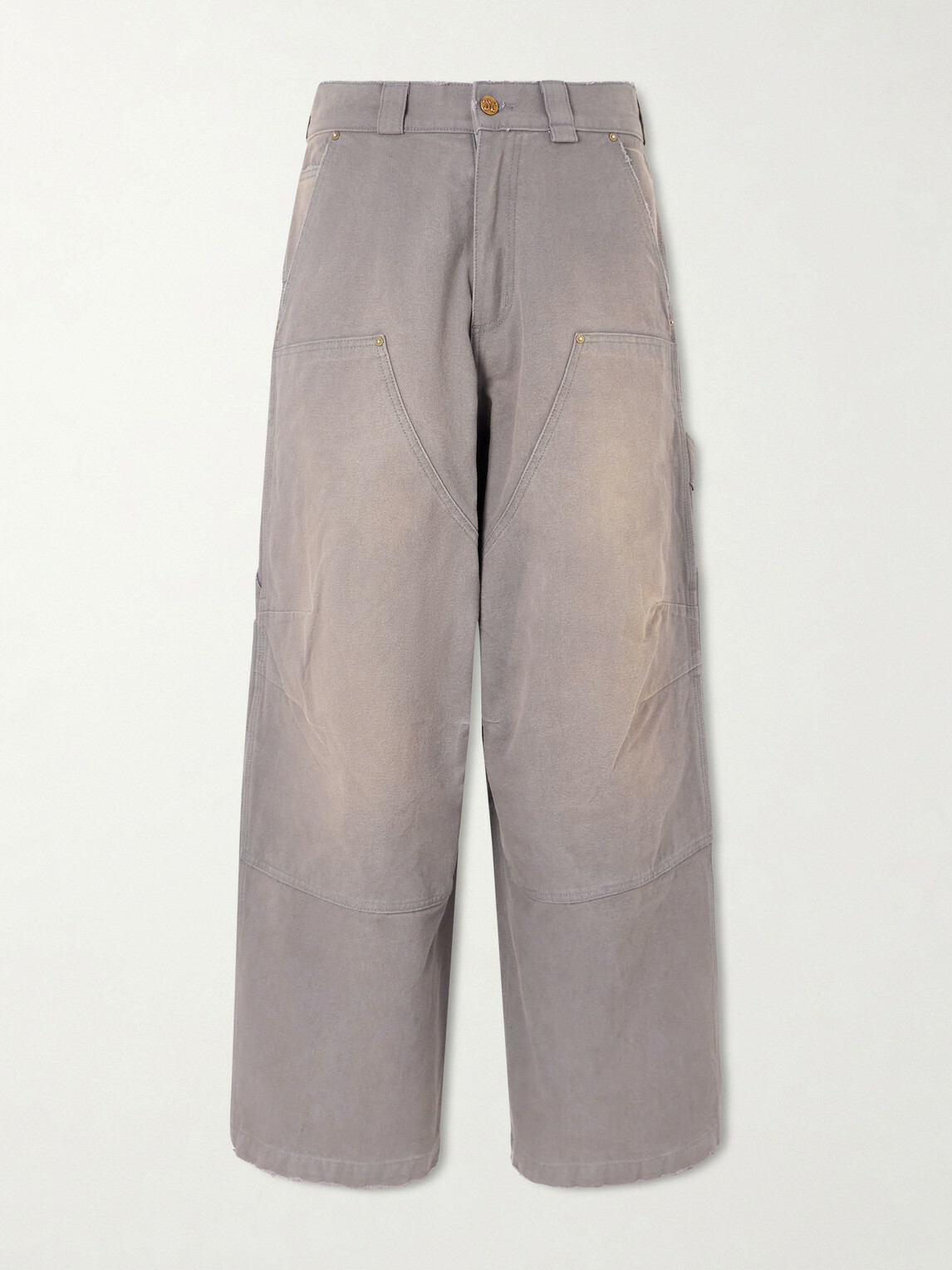 Willy Chavarria - Stockton Wide-Leg Jeans - Gray