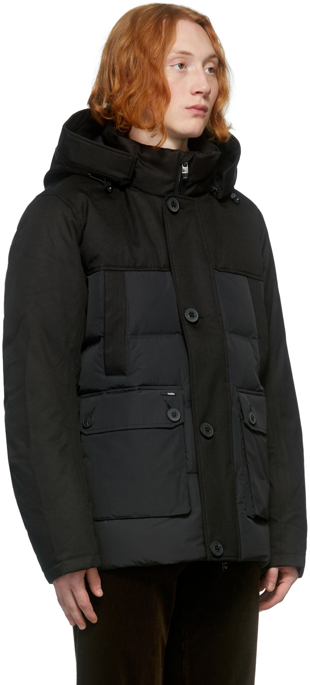 Nobis Black Cardinal Parka Down