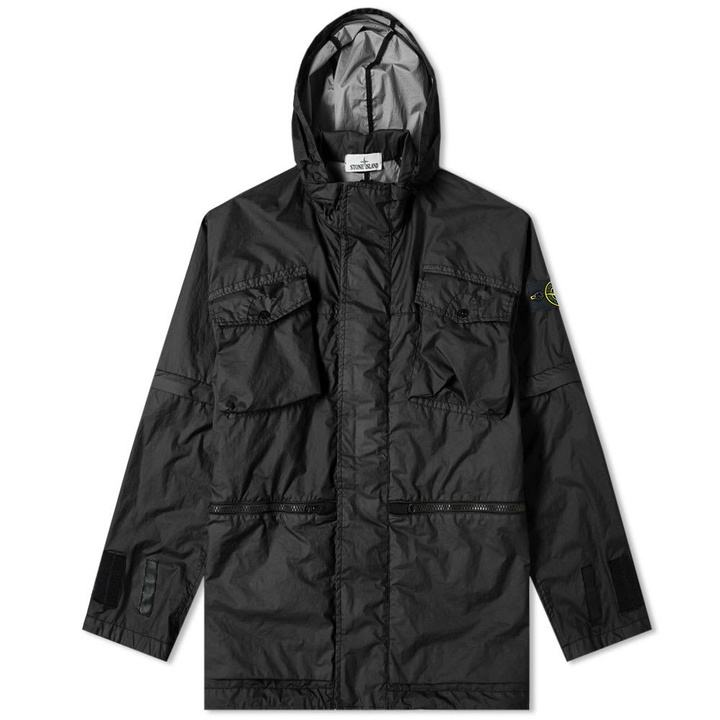 Photo: Stone Island Membrana 3L TC Zip Hooded Pocket Shell Jacket