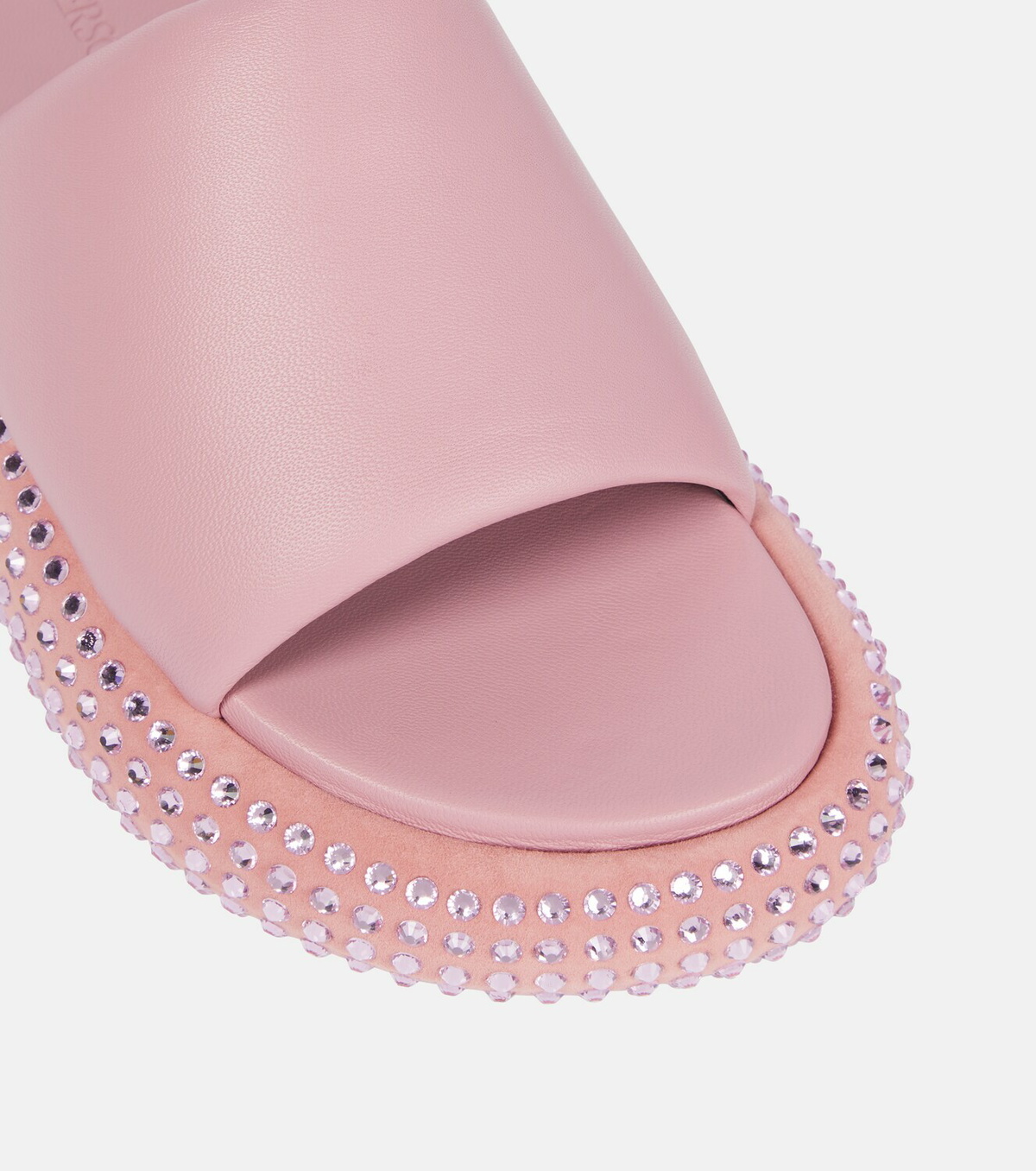JW Anderson Embellished leather platform sandals JW Anderson