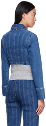 Paloma Wool Blue Guillermo Denim Jacket