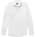 Ermenegildo Zegna - Cotton and Linen-Blend Oxford Shirt - Men - White