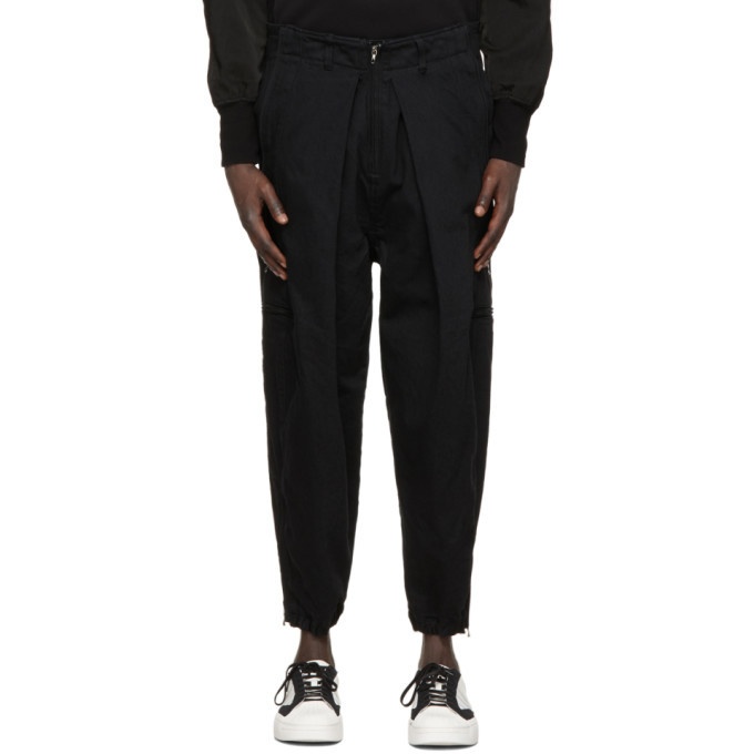 Photo: Julius Black Adjustable Zip Cargo Pants