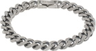 Paul Smith Gunmetal Curb Chain Bracelet