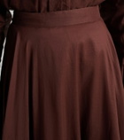 Plan C Cotton organza maxi skirt