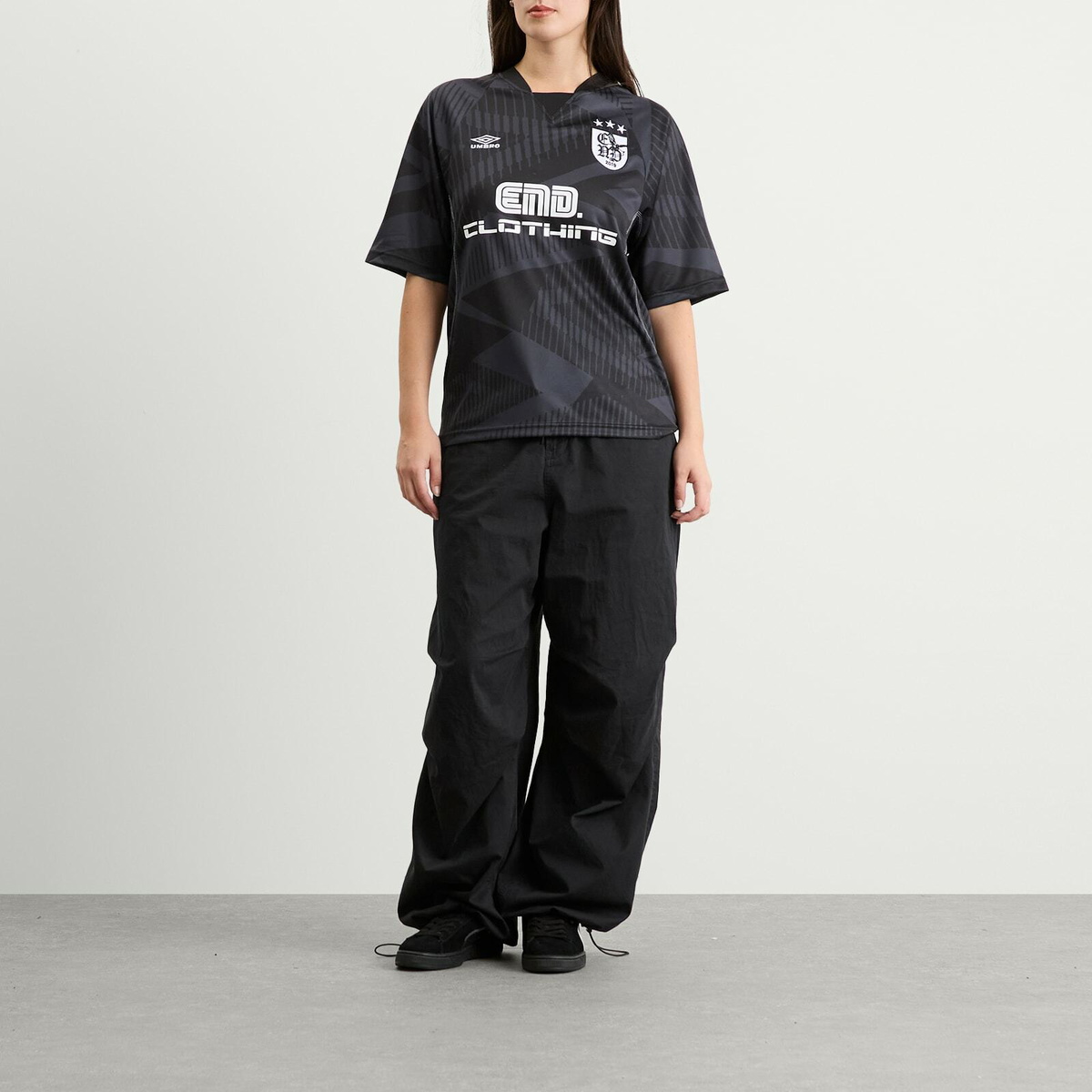 END. x Umbro London Jersey in Black