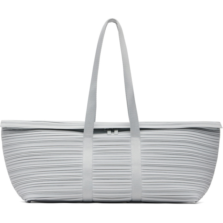 Photo: PLEATS PLEASE ISSEY MIYAKE Gray Pleats Boston Bag