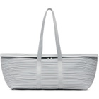 PLEATS PLEASE ISSEY MIYAKE Gray Pleats Boston Bag