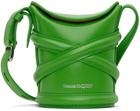 Alexander McQueen Green Micro 'The Curve' Bag