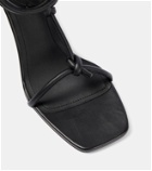Rick Owens Cantilever leather wedge sandals