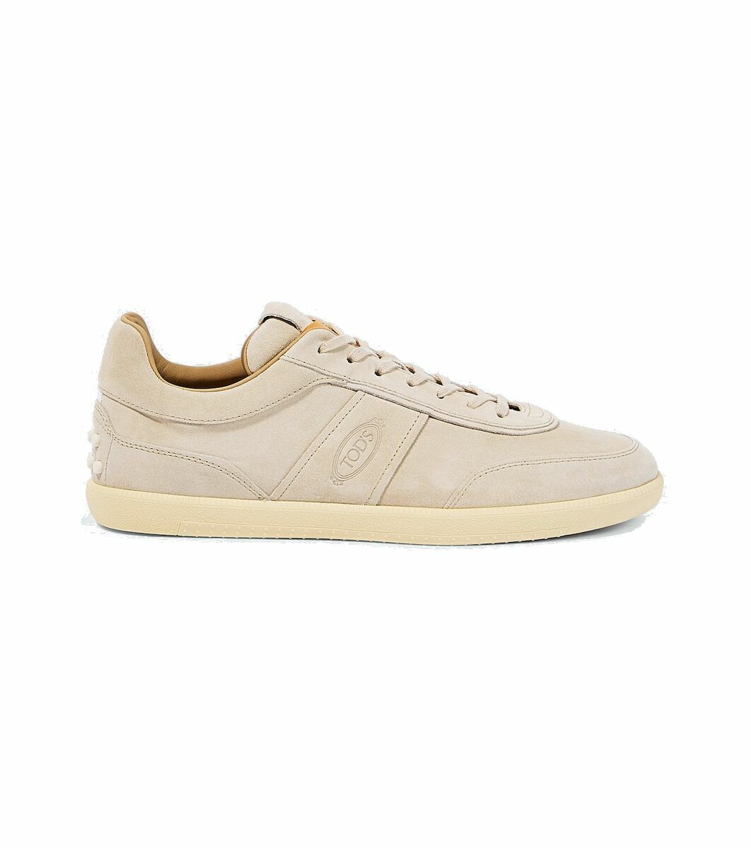 Tod'S Beige Low Top Sneakers