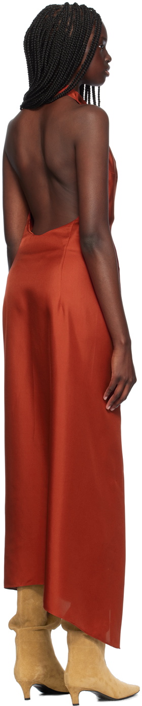 hoco dresses halter neck Orange / 0 main image 1