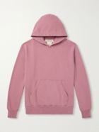 Remi Relief - Cotton-Fleece Hoodie - Red