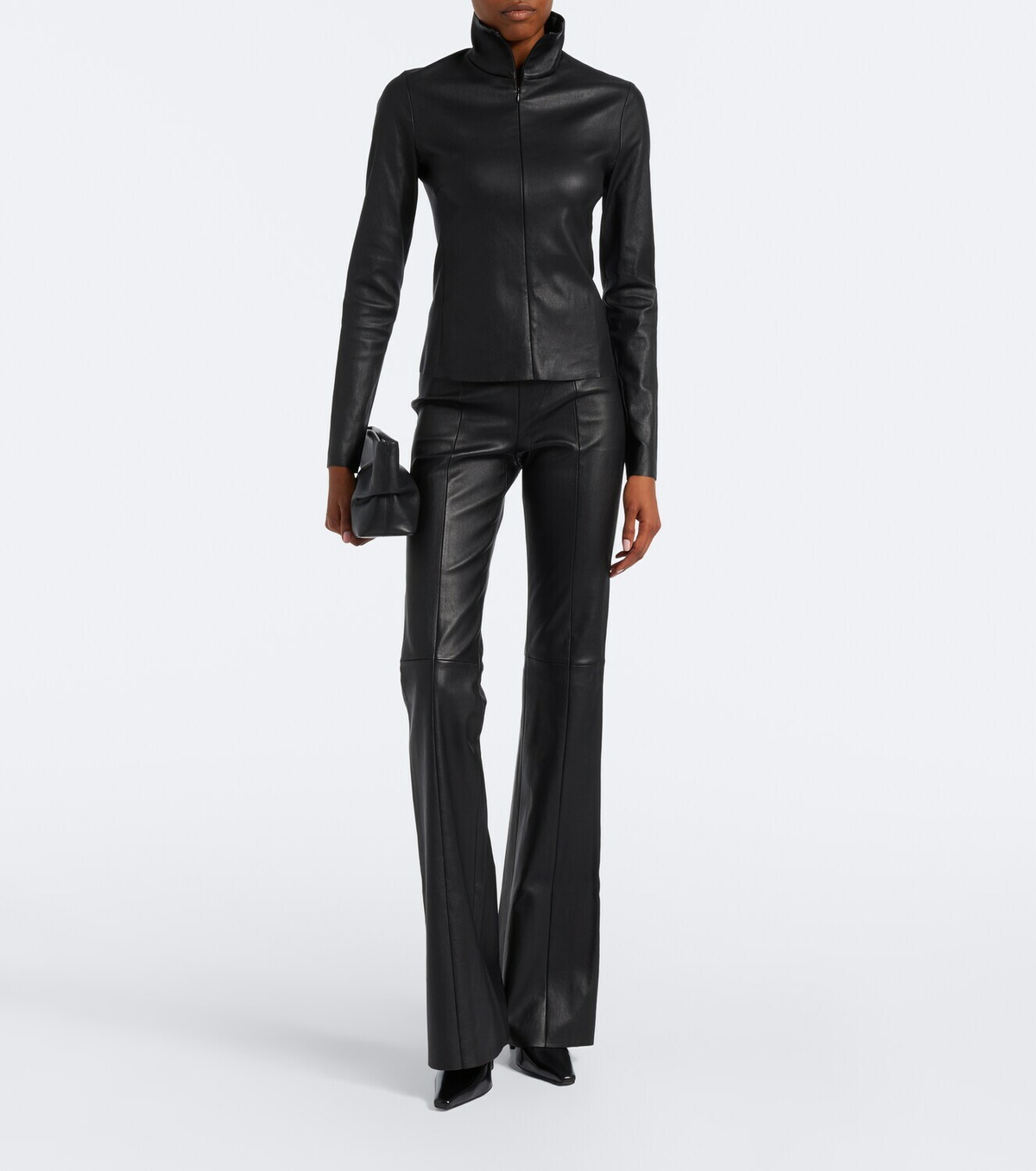 Stouls Gege leather flared pants