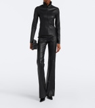 Stouls Gege leather flared pants