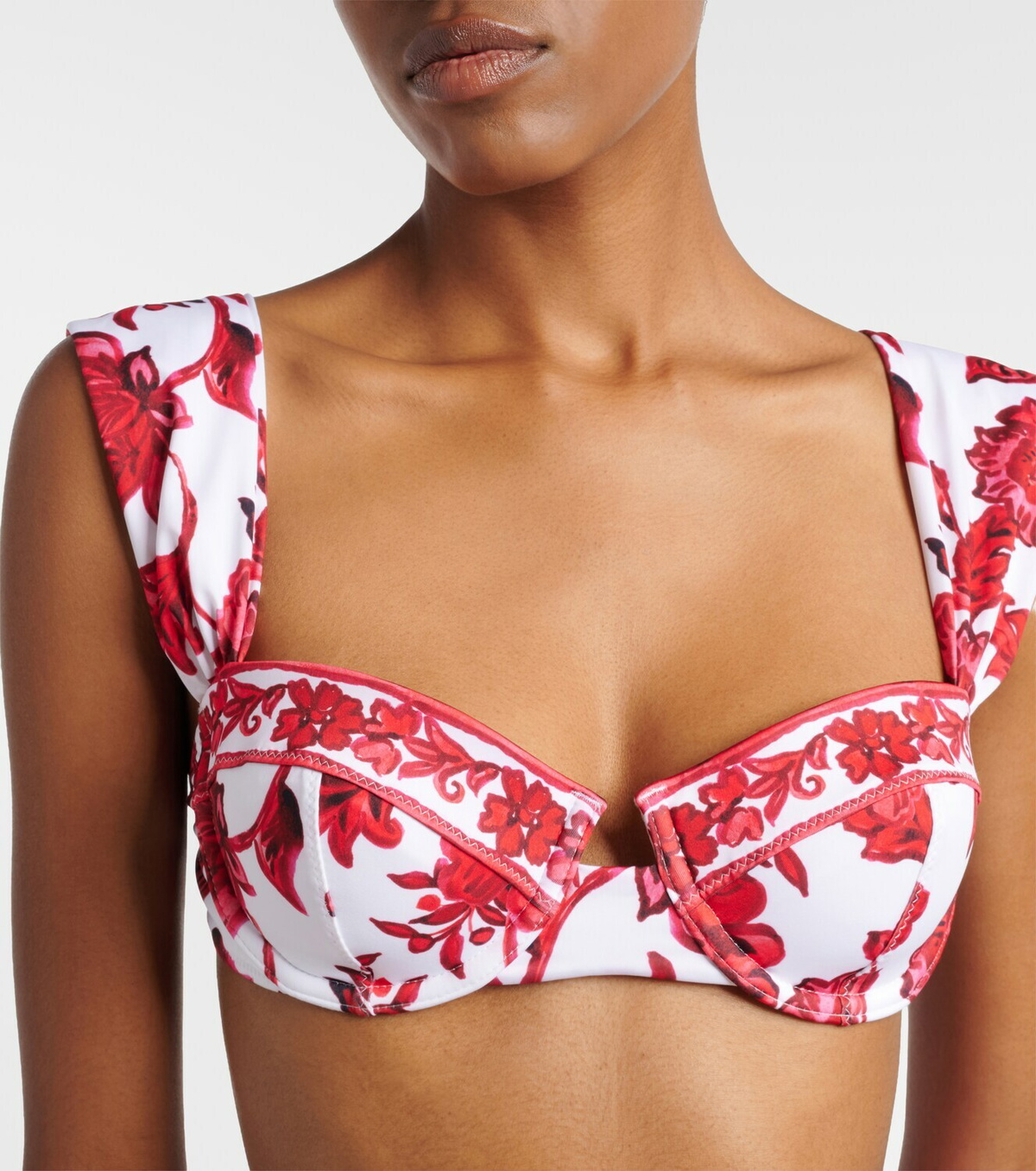 Alexandra Miro Zella floral bikini top