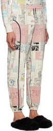 Eckhaus Latta Off-White Printed Lounge Pants