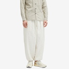 Merely Made Men's Relaxed Quilted Trouser in Off White