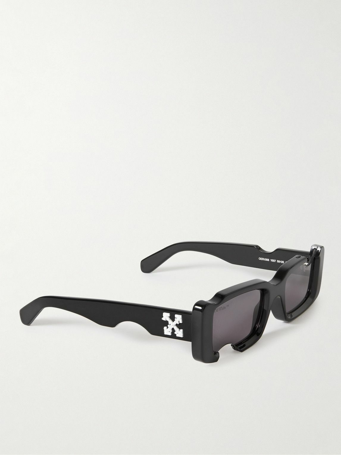 Off-White Cady Sunglasses サングラス Off White CADY sunglasses black rectangular | LookerOnline
