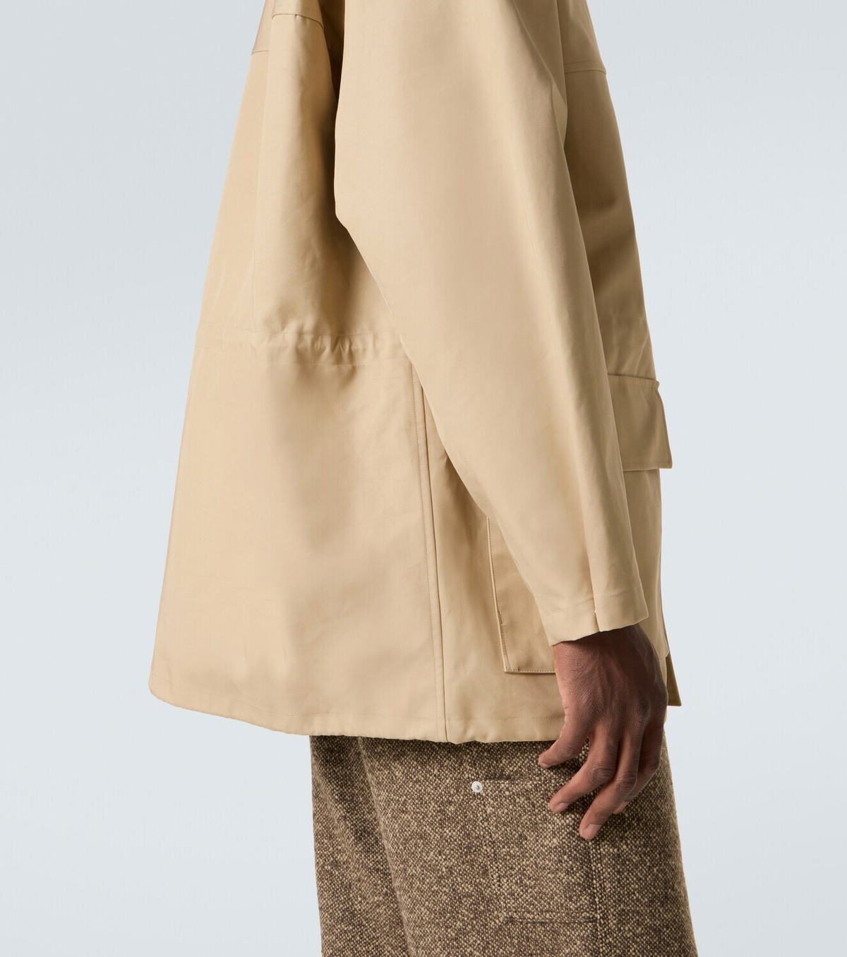 Auralee Hooded cotton gabardine jacket Auralee