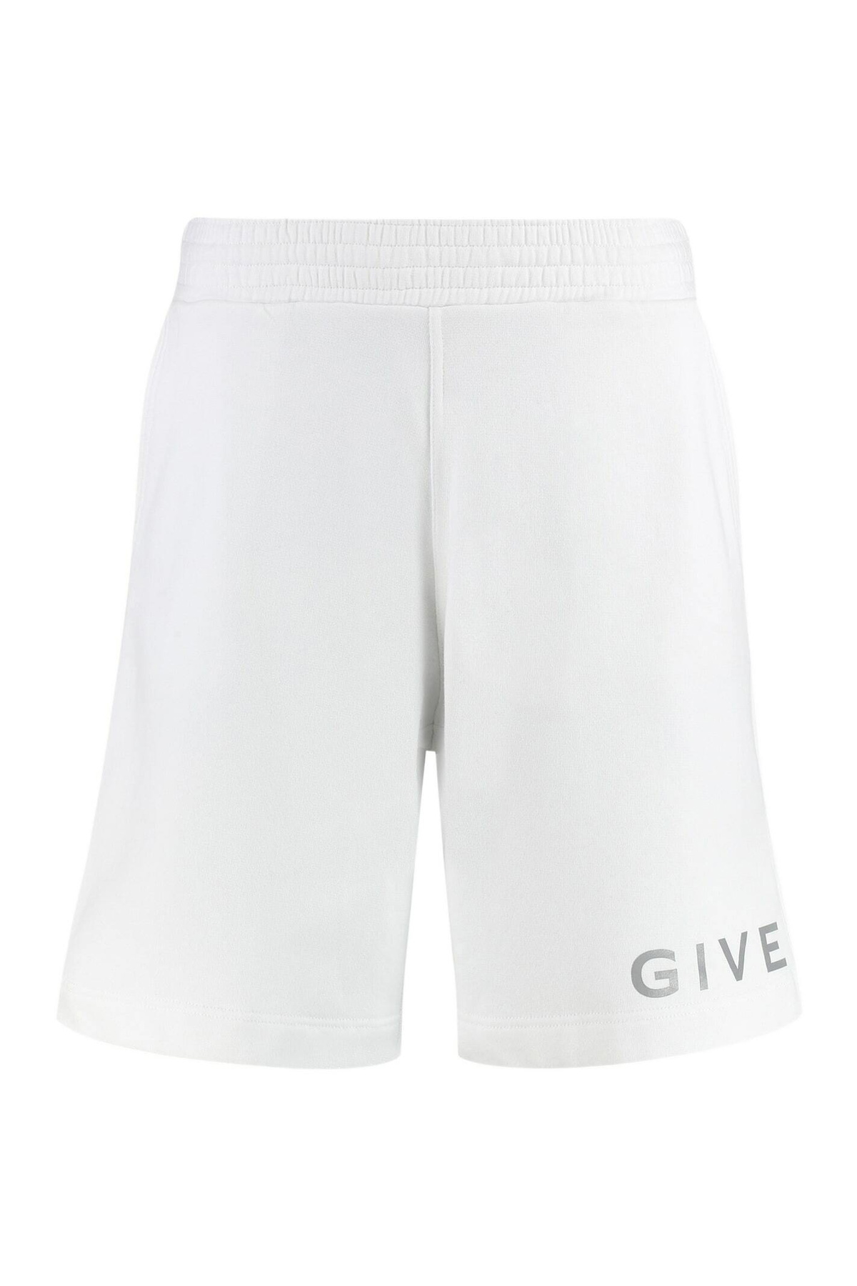 【関税&送料込】Givenchy Canvas Wool Shorts Givenchy Kids logo-print elasticated-waist Shorts | Yellow