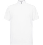 Bogner - Alain Cotton-Blend Piqué Half-Zip Golf Polo Shirt - White