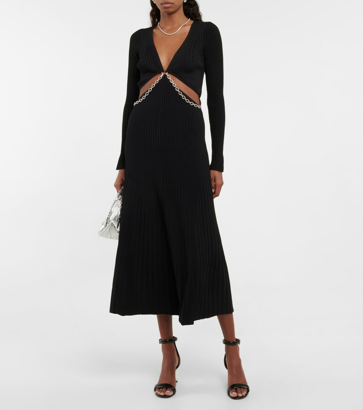 Jonathan Simkhai ワンピース Kathryn ribbed-knit midi 740607 Simkhai - Kathryn ribbed-knit midi dress Simkhai