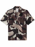Norse Projects - Mads Camp-Collar Camouflage-Print Cotton-Poplin Shirt - Brown