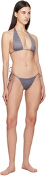 Belle Anna Brown Maris Bikini Top