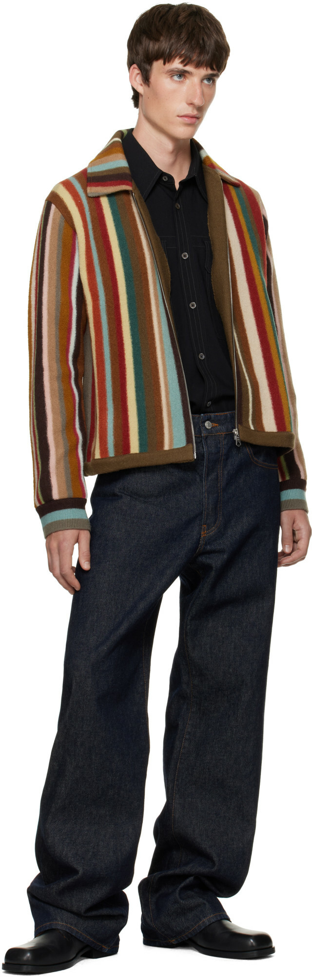 Paul Smith Multicolor Zip Thru Sweater
