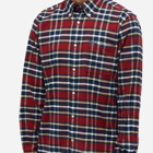 Barbour Men's Betsom Tailored Shirt in Dk Red