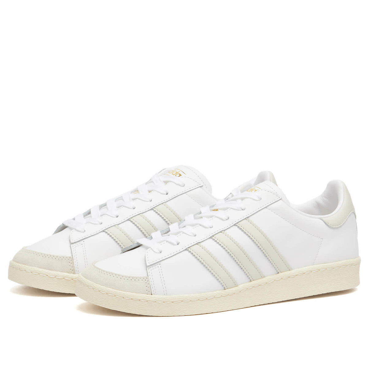 Adidas Jabbar Lo Sneaker in White/Orbit Grey