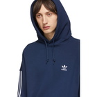 adidas Originals Navy Lock Up Logo Hoodie