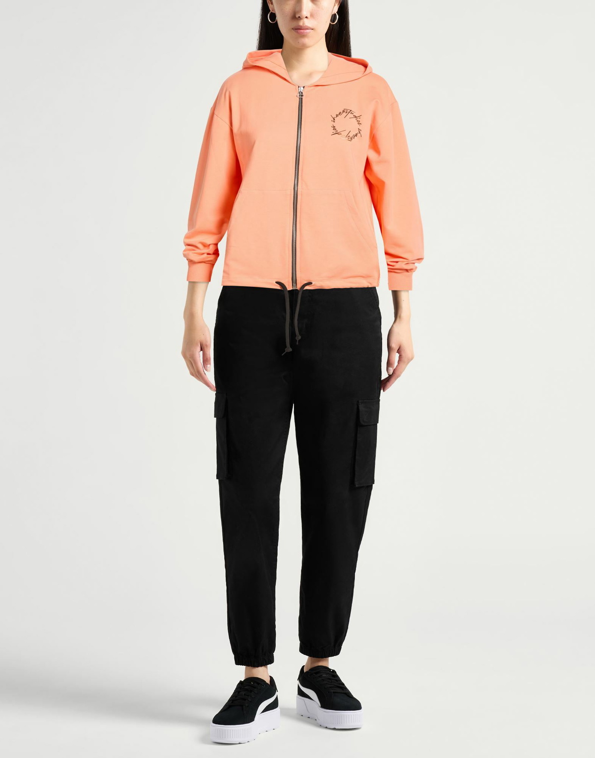 Shoe Womens Sweatshirt Apricot