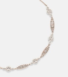 Kamyen 18kt gold choker with diamonds
