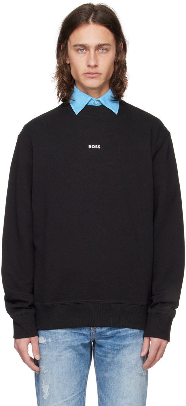 Photo: BOSS Black Relaxed-Fit Sweatshirt