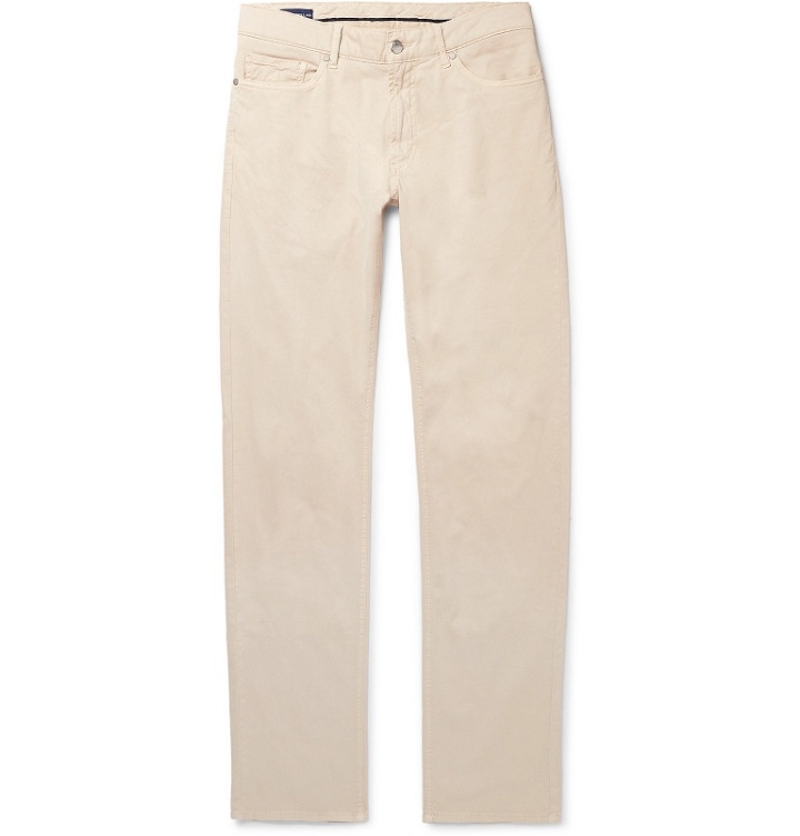 Photo: Peter Millar - Wayfare Slim-Fit Tencel and Cotton-Blend Twill Trousers - Neutrals