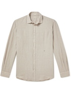 Massimo Alba - Canary Linen-Gauze Shirt - Neutrals