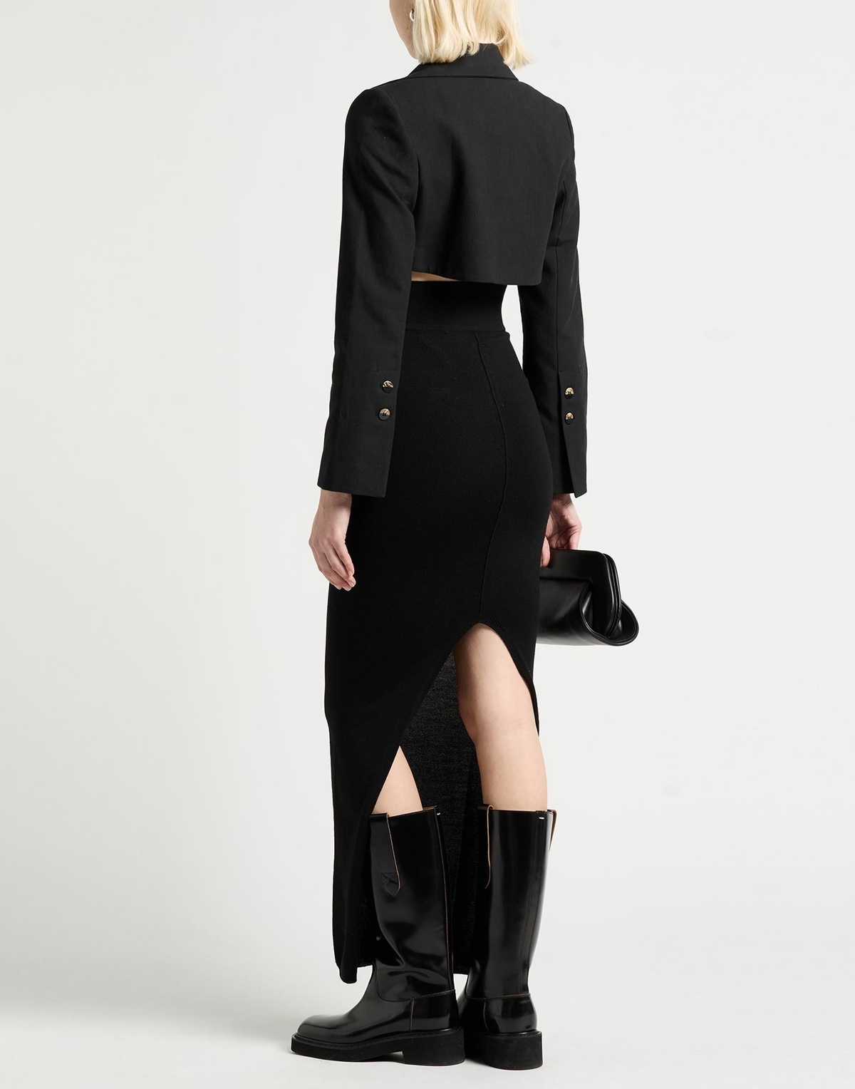 Rick Owens Womens Maxi skirt in Black