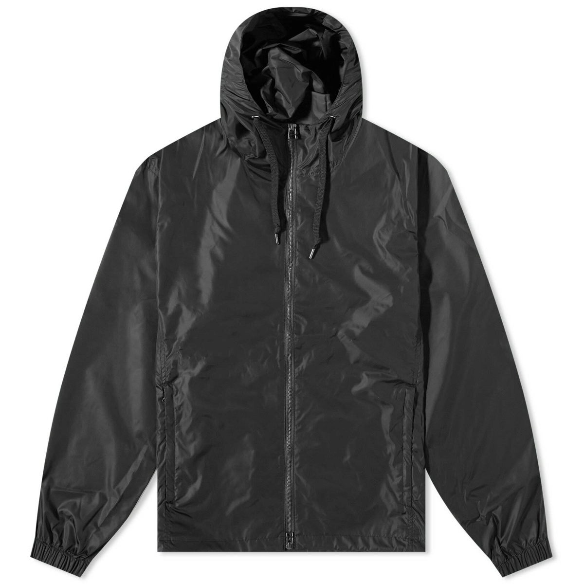 SOPHNET. Men's Limonta Nylon Hooded Jacket in Black SOPHNET.