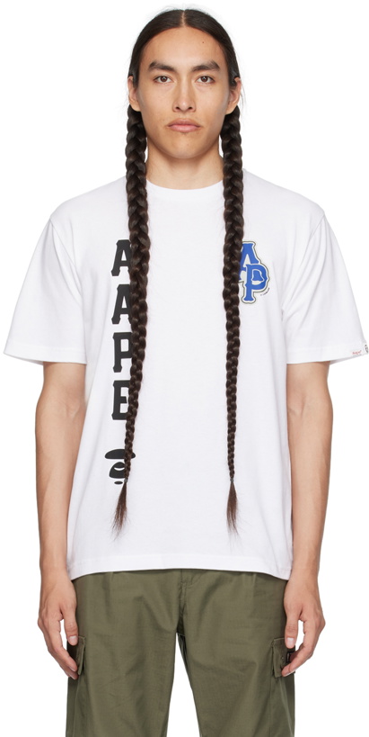 Photo: AAPE by A Bathing Ape White Bonded T-Shirt