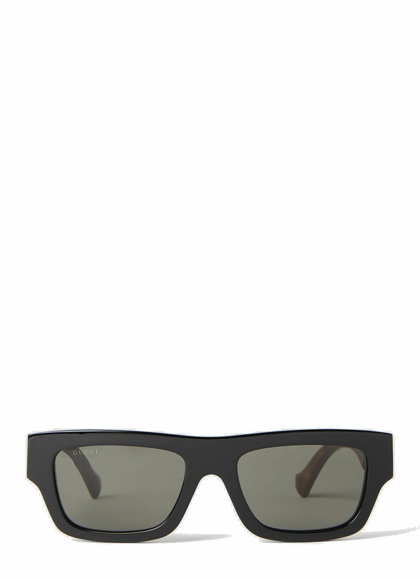 Photo: Gucci - Rectangular Sunglasses in Brown
