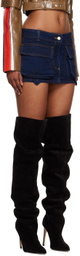 Lado Bokuchava Navy Twentyfive Miniskirt