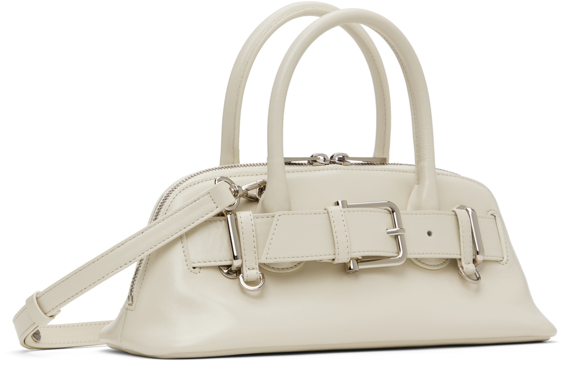 OSOI Off-White Zip Brocle Mini Bag